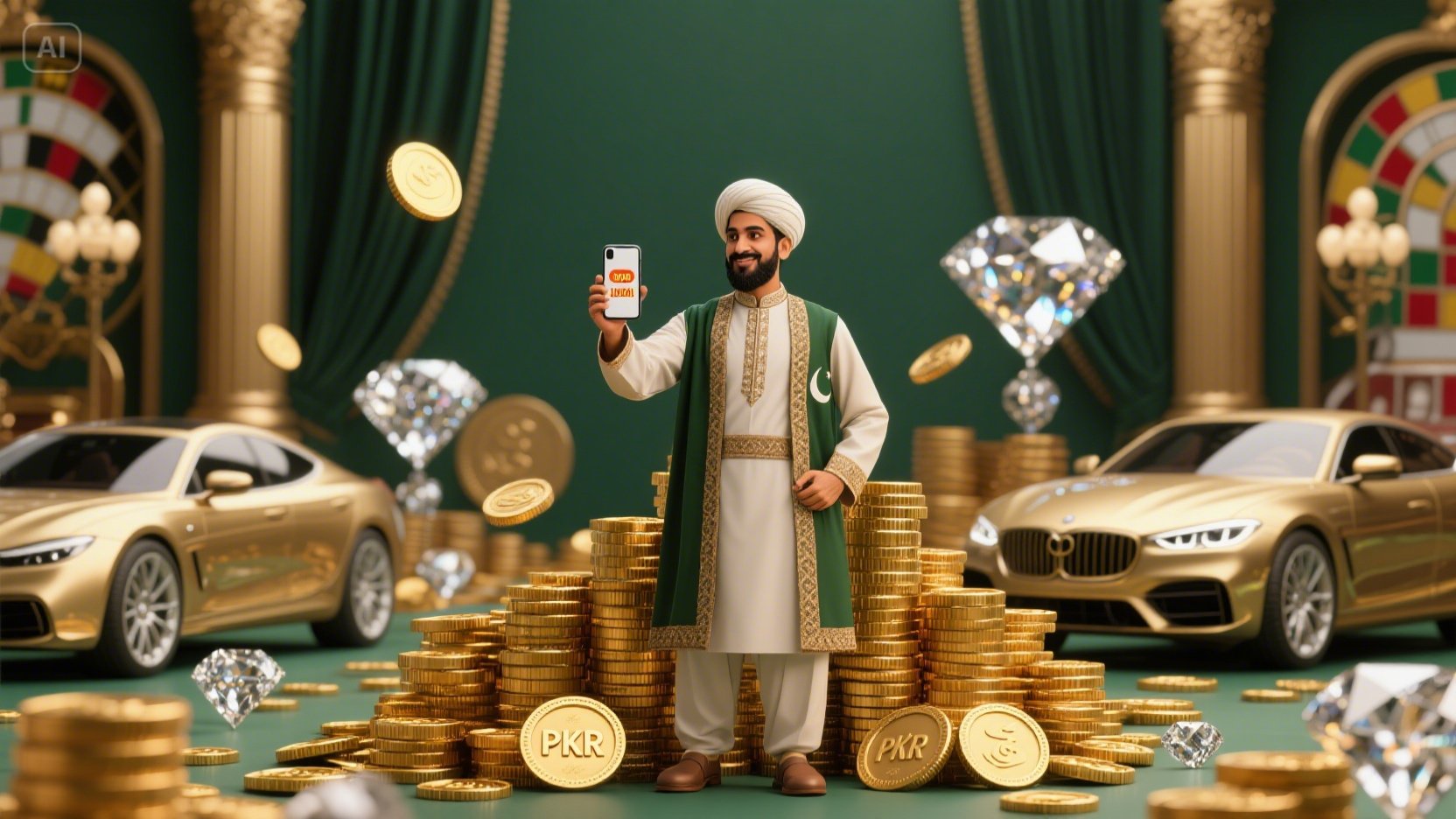 Casino Lucky Trunk desktop and mobile interfaces